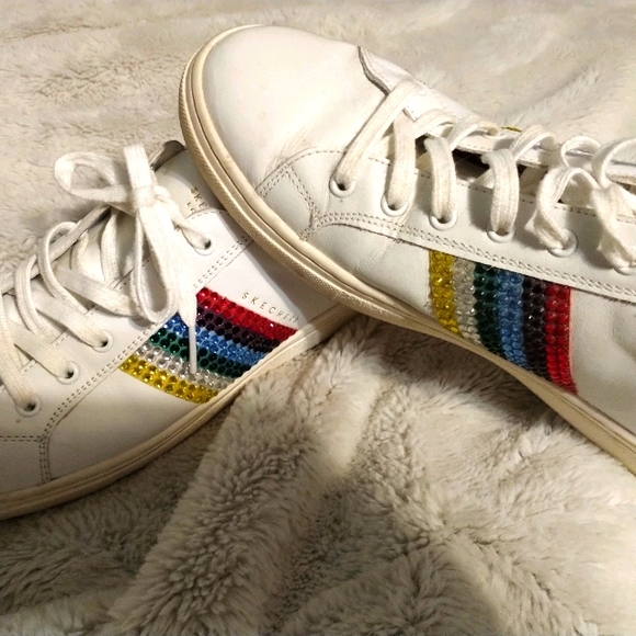 Skechers Womens Goldie Rainbow RockersSize